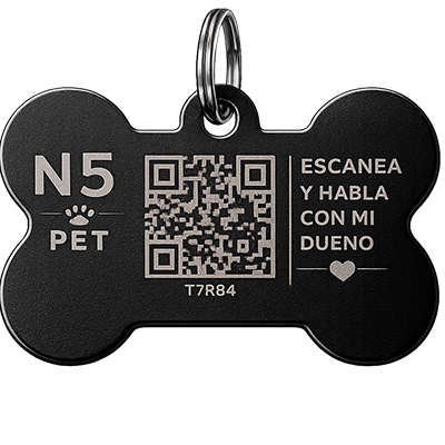 Placa reverso con QR